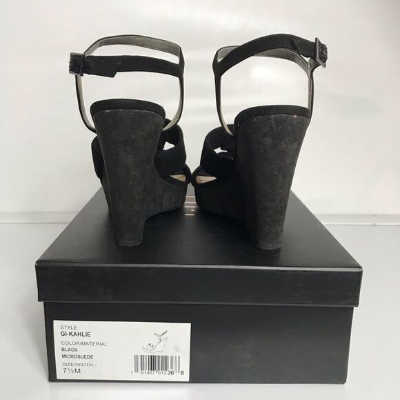 Gili Knotted Kahlie Front Wedge Ankle Strap - Picture 4 of 7